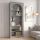 Βιβλιοθήκη Voila Megapap χρώμα γκρι σκυροδέματος 74x35x180εκ.