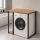 Έπιπλο πλυντηρίου Verno Megapap χρώμα pine oak 90x59,8x92,8εκ.