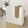 Γραφείο υποδοχής - reception Navita Megapap με LED χρώμα λευκό - sepet oak 113,6x42x111,8εκ.