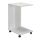 Τραπεζάκι βοηθητικό C-Shaped Megapap χρώμα λευκό gloss 35x45x65εκ.