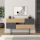 Μπουφές Eros Megapap sapphire oak - ανθρακί 145x40x82εκ.