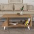 Τραπεζάκι σαλονιού Titus Megapap χρώμα sapphire oak 100x60x45εκ.
