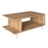 Τραπεζάκι σαλονιού Titus Megapap χρώμα sapphire oak 100x60x45εκ.