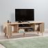 Έπιπλο τηλεόρασης Soho Megapap χρώμα sonoma 140x40x50 εκ.