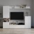 Σύνθεση τηλεόρασης Rodos Megapap χρώμα λευκό 210,2x36x90,4εκ.