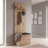 Έπιπλο εισόδου Track Megapap χρώμα sapphire oak 60x38,2x190εκ.