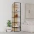 Βιβλιοθήκη Archy Megapap χρώμα sapphire oak 53x31,7x180εκ.
