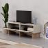 Έπιπλο τηλεόρασης Yuki Megapap χρώμα sandstone - sepet oak 118x35x40,6εκ.