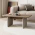 Τραπεζάκι σαλονιού Pietra Megapap χρώμα sepet oak - sandstone 100x60x41,8εκ.