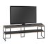Έπιπλο τηλεόρασης Friday Megapap χρώμα black wood 140x37x45εκ.