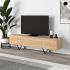 Έπιπλο τηλεόρασης Jacomen Megapap χρώμα sapphire oak 160x35x43εκ.