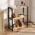 FixWood FIX-2004-BL Επιδαπέδια Ραφιέρα Μπάνιου Ξύλινη 65x29x78cm Μαύρη
