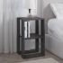 Κομοδίνο Lonie Ξύλινο Ανθρακί 34x30x55cm GP037-0026,6