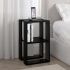 Κομοδίνο Lonie Ξύλινο Μαύρο 34x30x55cm GP037-0026,8
