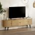 Έπιπλο Τηλεόρασης Ξύλινο Gentle Sapphire Oak Μ180xΠ40xΥ52cm