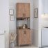 Sedef Επιδαπέδιο Ντουλάπι Pine Oak 61x40x202.1εκ. GP041-0115,1