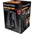 Russell Hobbs Textures Plus Προγραμματιζόμενη Καφετιέρα Φίλτρου 1000W Black