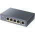 Cudy CUDY-GS105P v1 Unmanaged L2 PoE+ Switch με 5 Θύρες Gigabit (1Gbps) Ethernet