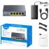 Cudy CUDY-GS105P v1 Unmanaged L2 PoE+ Switch με 5 Θύρες Gigabit (1Gbps) Ethernet