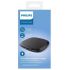 Philips Ασύρματος Φορτιστής (Qi Pad) 10W Μαύρος (DLP9210 Induction)