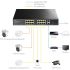 Cudy FS1018PS1 v1 Unmanaged L2 PoE+ Switch με 16 Θύρες Ethernet και 1 SFP Θύρα