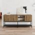Μπουφές Amira Megapap χρώμα καρυδί Ud - black wood 180x40x80εκ.