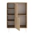 Μπουφές Colia Megapap χρώμα sepet oak 85x44x120,4εκ.