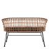 Καναπές Κήπου Artelibre Arvenius Φυσικό/μαύρο Rattan 124x57x77cm