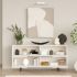Μπουφές Artelibre Cartmel Λευκό Μοριοσανίδα/μέταλλο 44.5x160x74.3cm