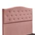 Κρεβάτι Ημίδιπλο Artelibre Juniper Σάπιο Μήλο Ύφασμα 209x132x125cm (Στρώμα 120x200cm)