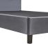 Κρεβάτι Ημίδιπλο Artelibre Juniper Γκρι Ύφασμα 209x132x125cm (Στρώμα 120x200cm)