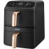 Cosori Air Fryer με Διπλό Αποσπώμενο Κάδο 8.6lt Μαύρο 1391504