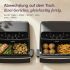 Cosori TwinFry Compact Air Fryer με Wi-Fi & Διπλό Αποσπώμενο Κάδο 8.6lt Μαύρο