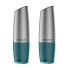 Cecotec Instantmill Gravity Σετ Ηλεκτρικοί Μύλοι Μπαχαρικών Inox σε Ασημί Χρώμα 2τμχ