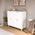 Παπουτσοθήκη Artelibre Asgard Λευκό/φυσικό Μοριοσανίδα 90x35x85.2cm