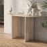 Κονσόλα Cortado Megapap χρώμα travertine 120x35x75εκ.