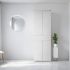 Ντουλάπα ρούχων Diamond Megapap δίφυλλη χρώμα λευκό gloss 60x38x187εκ.