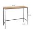 Κονσόλα Canva Megapap χρώμα atlantic pine 100x30x80εκ.