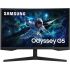 Samsung Odyssey G5 G55C VA HDR Curved Gaming Monitor 27" QHD 2560x1440 165Hz + Καλώδιο HDMI + DP