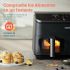 Cosori Dual Basket 8.5 Chef Edition Air Fryer με Διπλό Αποσπώμενο Κάδο 8.5lt Μαύρο