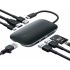 Aukey Unity C71 USB-C Docking Station με HDMI 4K PD Ethernet Μαύρο