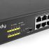 Cudy GS1010P Unmanaged L2 PoE+ Switch με 8 Θύρες Ethernet