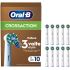 Oral-B Pro Cross Action Ανταλλακτικές Κεφαλές για Ηλεκτρική Οδοντόβουρτσα 10τμχ