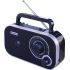 Roadstar TRA-2235 Retro Φορητό Ραδιόφωνο Ρεύματος / Μπαταρίας Μαύρο Black