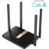 Cudy LT500D v2 Ασύρματο 4G Router Wi‑Fi 5 με 4 Θύρες
