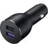 Huawei Φορτιστής Αυτοκινήτου CP37 40W 6A με Θύρες: 2xUSB Μαύρος
