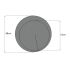 Καθρέπτης τοίχου Moon Megapap χρώμα γκρι 88x88x2,2εκ.