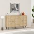 Μπουφές Dune Megapap χρώμα sapphire oak 123x35x77,4εκ.