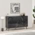 Μπουφές Dune Megapap χρώμα μαύρο εφέ μαρμάρου 123x35x77,4εκ.