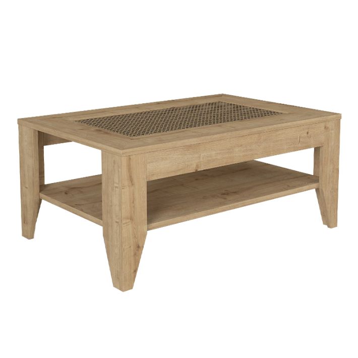 Τραπεζάκι σαλονιού Madura Megapap χρώμα sapphire oak 90x60x40εκ.